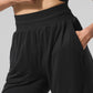 Semi — Sheer Delicate Lounge Flare Pant — Black