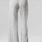 Semi — Sheer Delicate Lounge Flare Pant — Athletic Heather Grey
