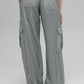 Sheer Game Time Wide Leg Jogger — Lunar Grey