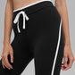 Airbrush High Rise Race Pace Capri — Black/White
