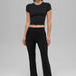 SculptSoft High Rise 7/8 Bootcut Leggings — Black