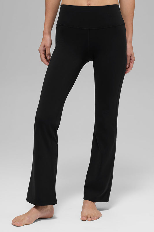 SculptSoft High Rise 7/8 Bootcut Leggings — Black