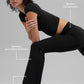SculptSoft High Rise 7/8 Bootcut Leggings — Black