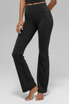 SculptSoft High Rise Bootcut Leggings — Black