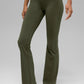 SculptSoft High Rise Bootcut Leggings — Green Olive