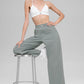 Pinstripe Daylight Boxer Pant (Regular) — Lunar Grey/White