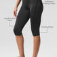 Airlift High Rise Line Up Capri — Black
