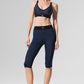Airlift High Rise Line Up Capri — Navy
