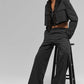 Pinstripe Daylight Boxer Pant (Long) — Black/Titanium