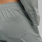 Pinstripe Daylight Boxer Pant (Long) — Lunar Grey/White