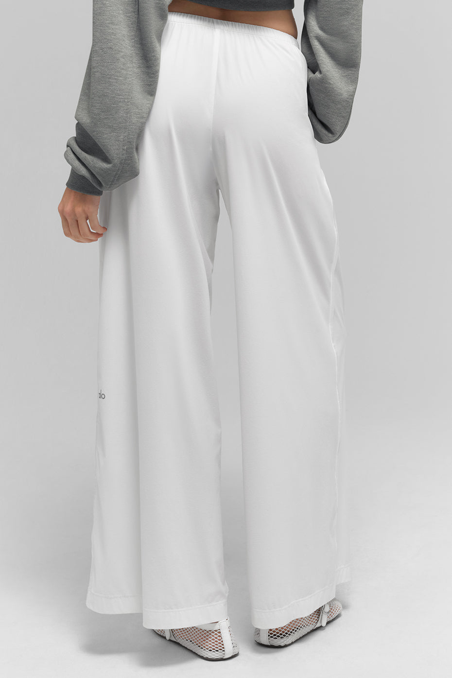 Breezy Wide Leg Pant (Regular) — White