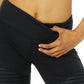 Moto Leggings — Black/Black Glossy