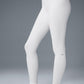 High Rise Airbrush Leggings — White