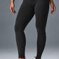 High Rise Airbrush Leggings — Black