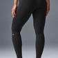 High Rise Airbrush Leggings — Black