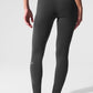 High Rise Airbrush Leggings — Anthracite