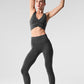 High Rise Airbrush Leggings — Anthracite