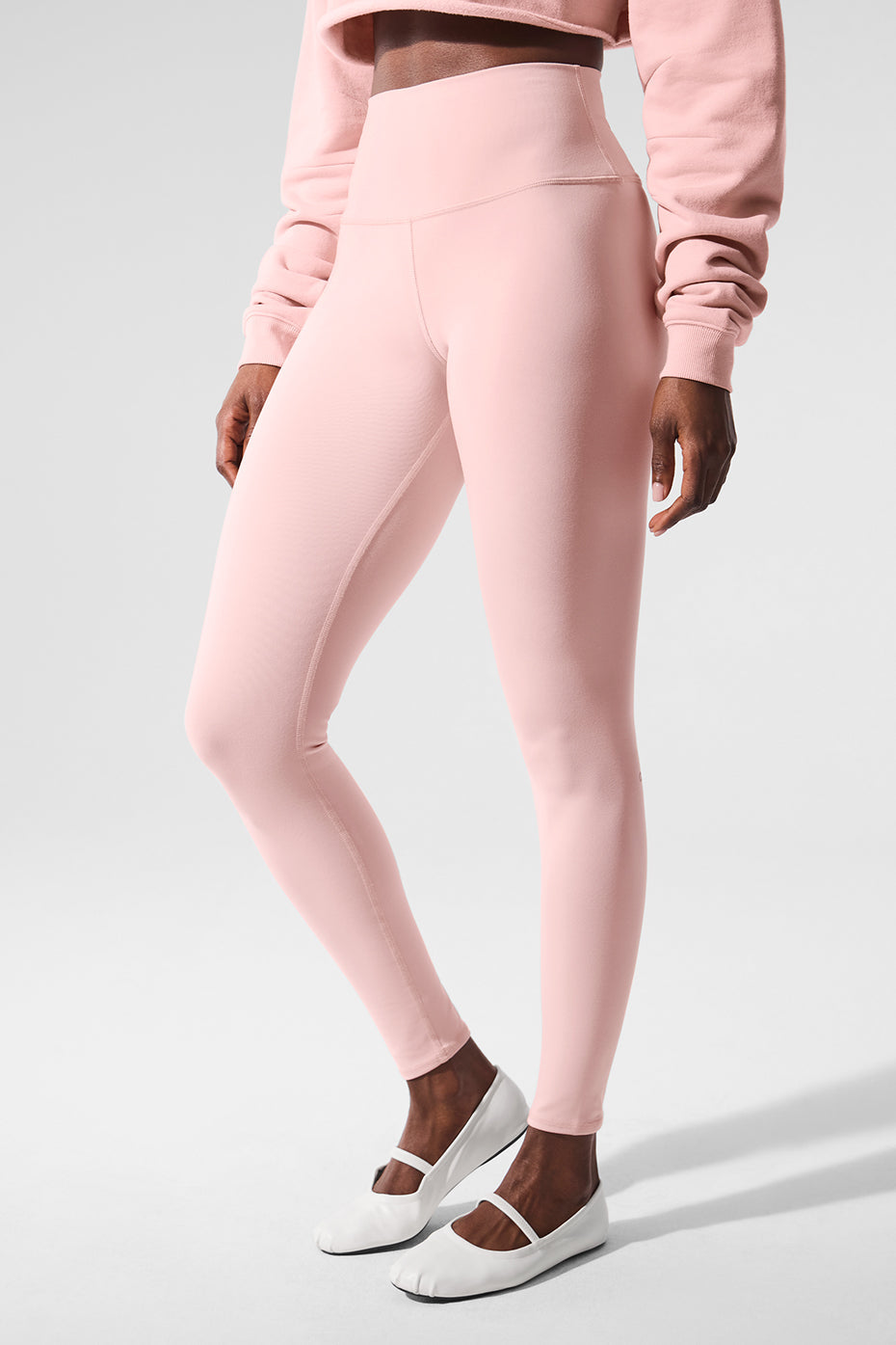 High Rise Airbrush Leggings — Pink Quartz