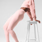 High Rise Airbrush Leggings — Pink Quartz