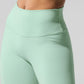 High Rise Airbrush Capri — Spearmint