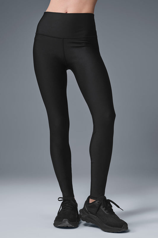 High Rise Airlift Leggings — Black