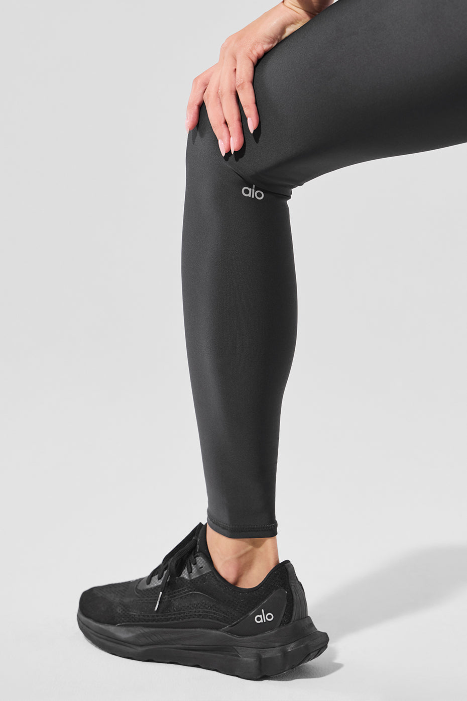 High Rise Airlift Leggings — Anthracite