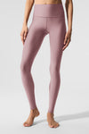 High Rise Airlift Leggings — Smoky Quartz