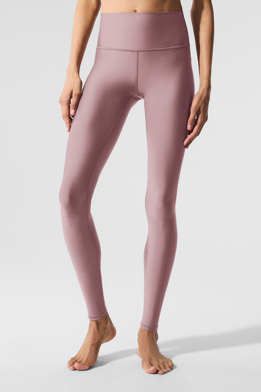 High Rise Airlift Leggings — Smoky Quartz