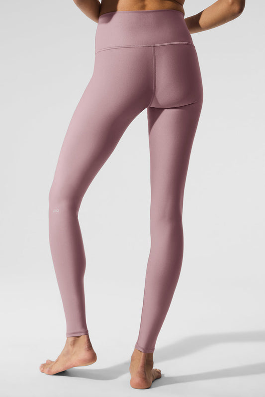 High Rise Airlift Leggings — Smoky Quartz