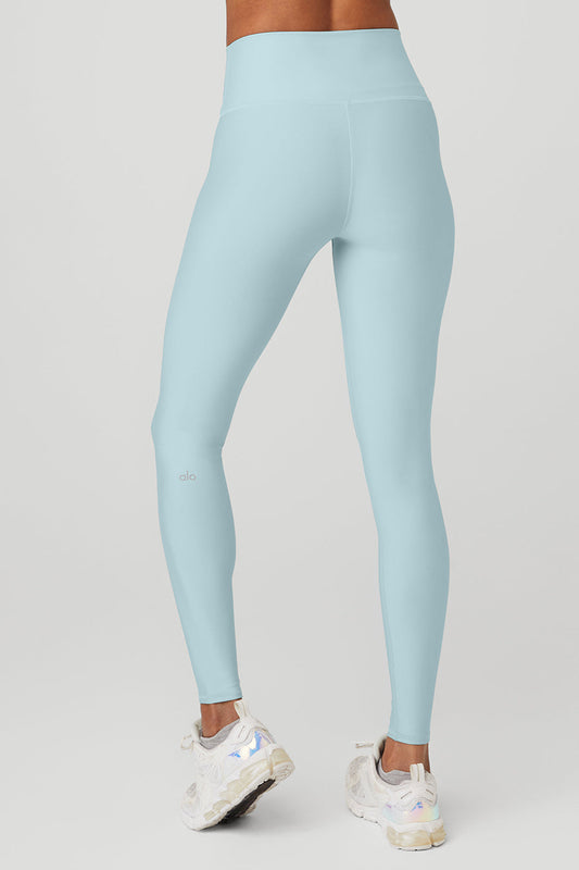 High Rise Airlift Leggings — Chalk Blue