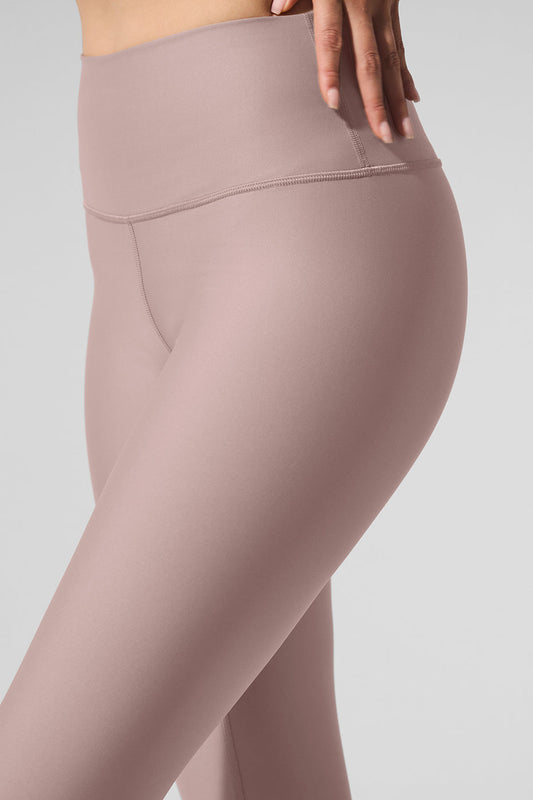High Rise Airlift Leggings — Taupe