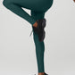 High Rise Airlift Leggings — Midnight Green