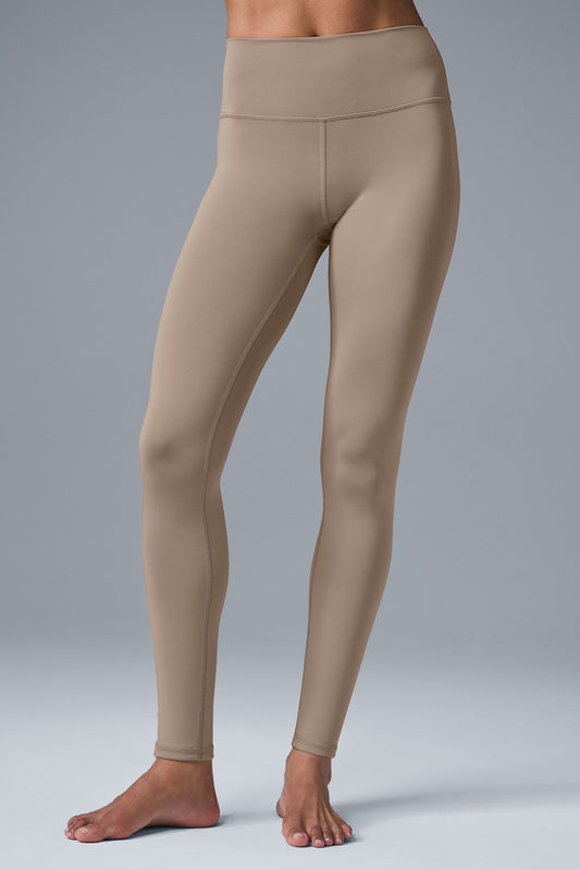 High Rise Airlift Leggings — Gravel