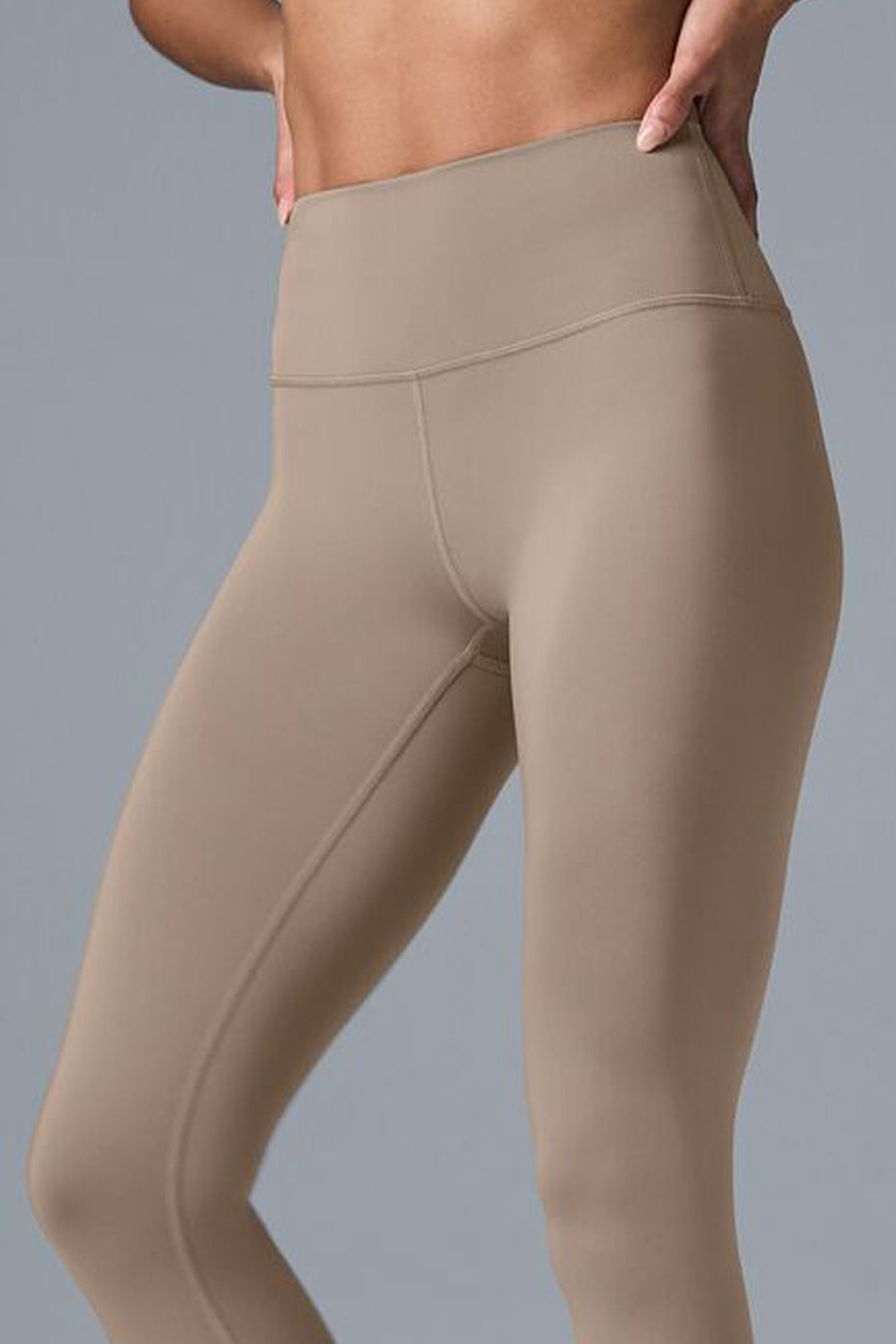 High Rise Airlift Leggings — Gravel