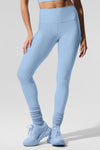 High Rise Airlift Leggings — Seashell Blue