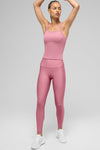 High Rise Airlift Leggings — Pink Wild Rose