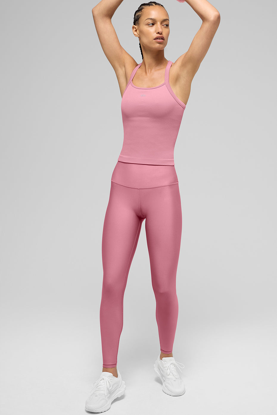 High Rise Airlift Leggings — Pink Wild Rose