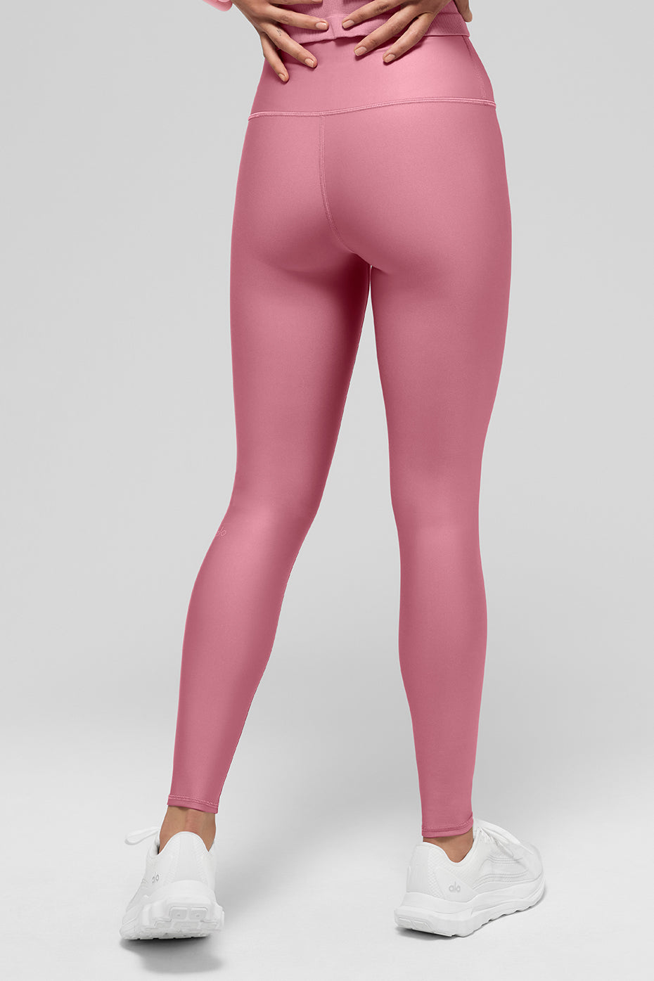 High Rise Airlift Leggings — Pink Wild Rose