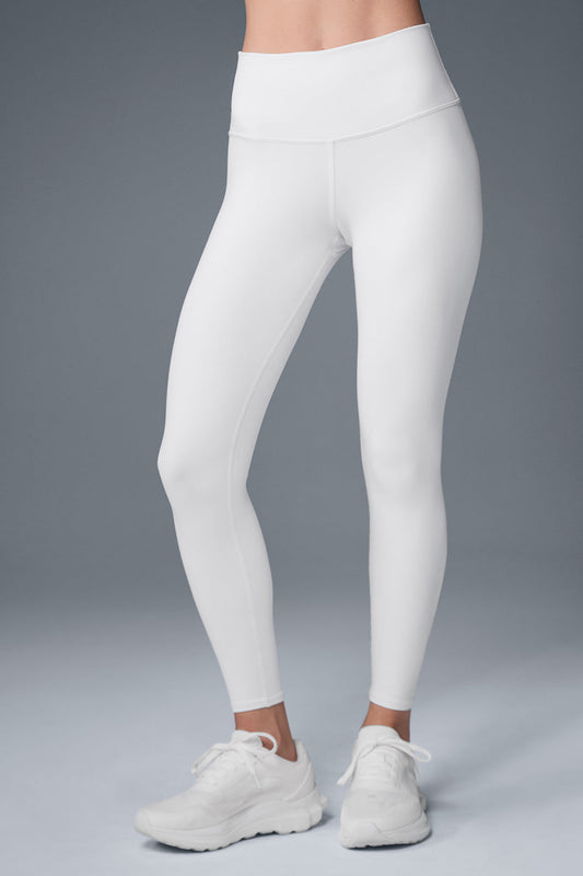 7/8 High Rise Airbrush Leggings — White