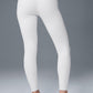 7/8 High Rise Airbrush Leggings — White