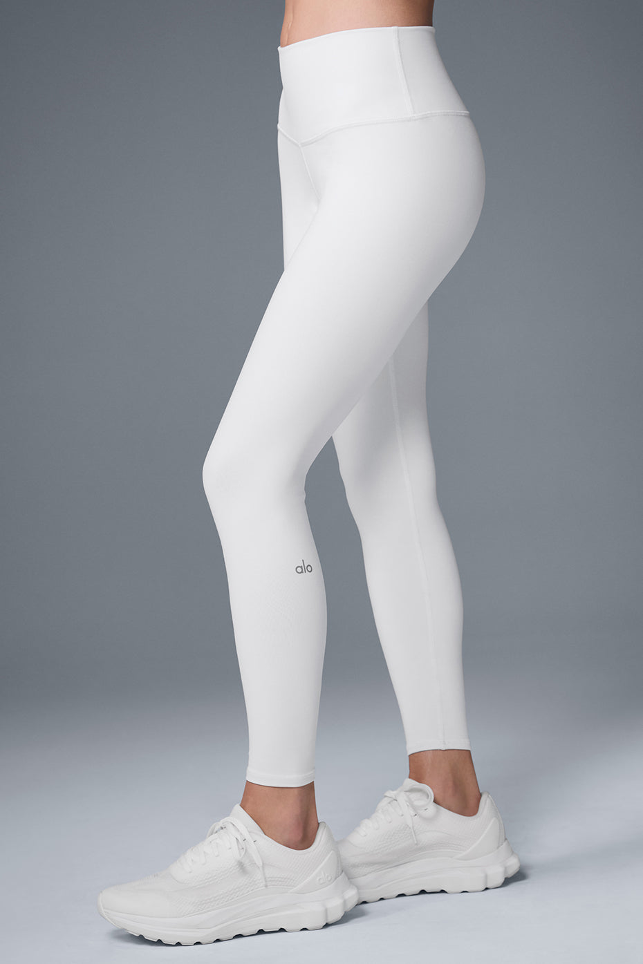7/8 High Rise Airbrush Leggings — White