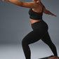 7/8 High Rise Airbrush Leggings — Black