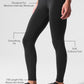 7/8 High Rise Airbrush Leggings — Black