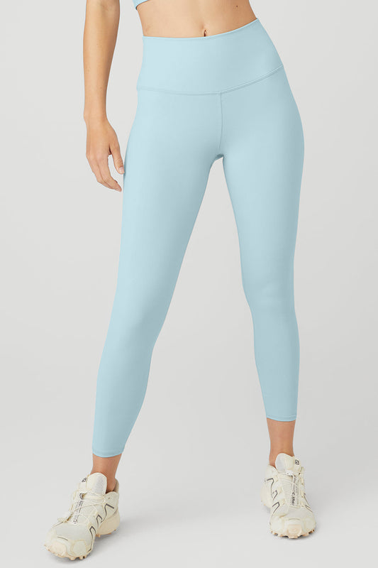 7/8 High Rise Airbrush Leggings — Chalk Blue