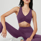 7/8 High Rise Airbrush Leggings — Dark Plum
