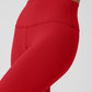 7/8 High Rise Airbrush Leggings — Classic Red