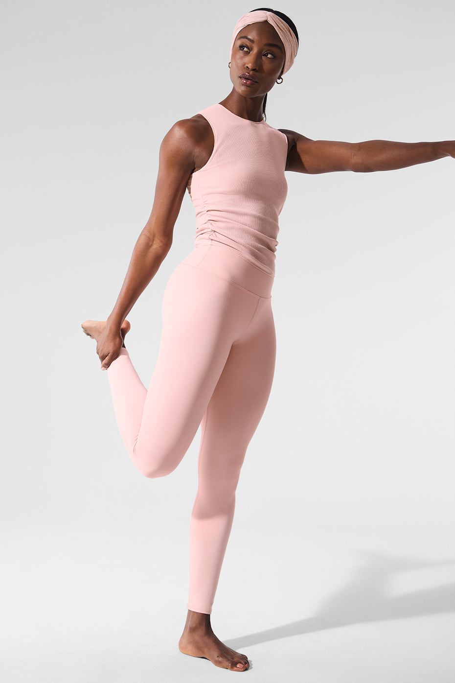 7/8 High Rise Airbrush Leggings — Pink Quartz