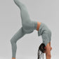 7/8 High Rise Airbrush Leggings — Lunar Grey