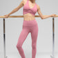 7/8 High Rise Airbrush Leggings — Pink Wild Rose