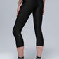 High Rise Airlift Capri — Black